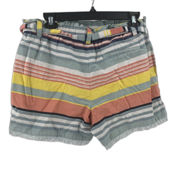Loft multi color raw hem shorts 10 - Picture 2 of 7